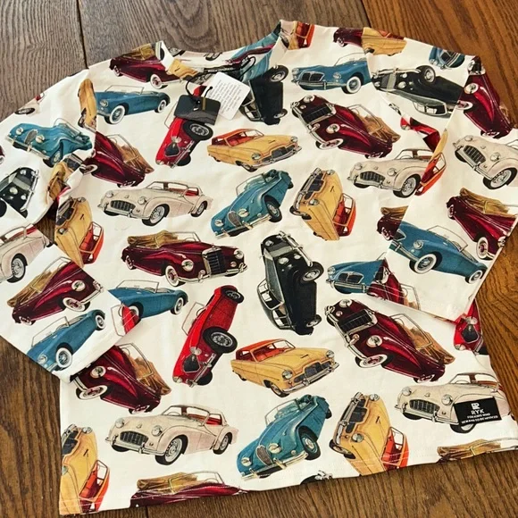 Rock 🎸 🪨 Your Kids Classic Car 🚗 Print Long Sleeve Tee - Picture 5 of 14